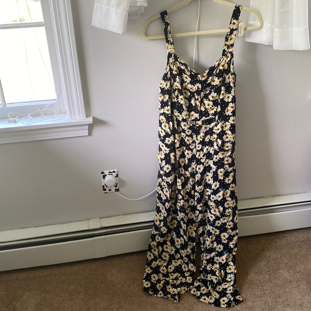wild fable floral jumpsuit